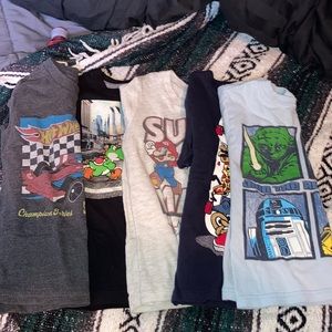 COPY - ❗️Youth PRELOVED SURPRISE PRINTED T-SHIRTS Set| 6